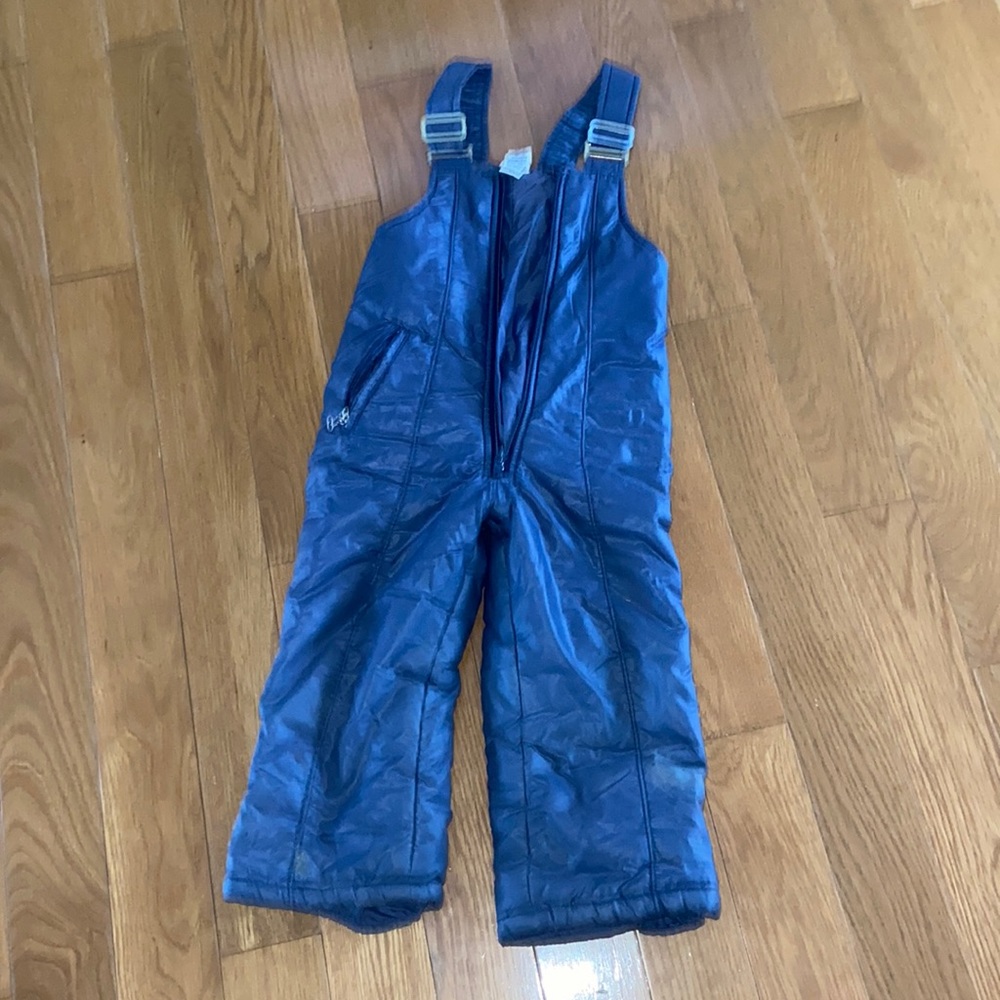 COPY - Blue toddler ski bibs.